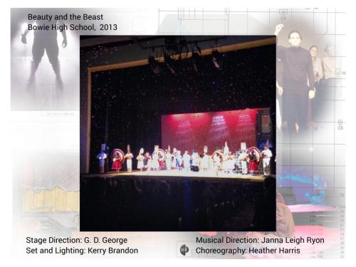 Beauty and the Beast Bowie High School, 2013