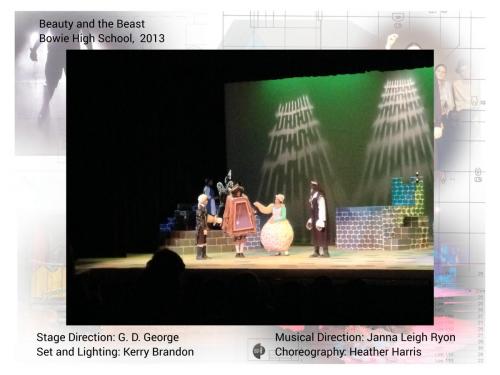 Beauty and the Beast Bowie High School, 2013