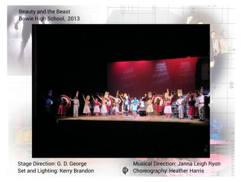 Beauty and the Beast Bowie High School, 2013